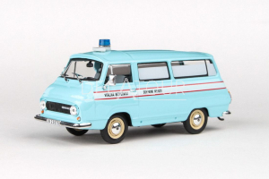Skoda 1203 Minibus Communist Police 1974 Light Blu