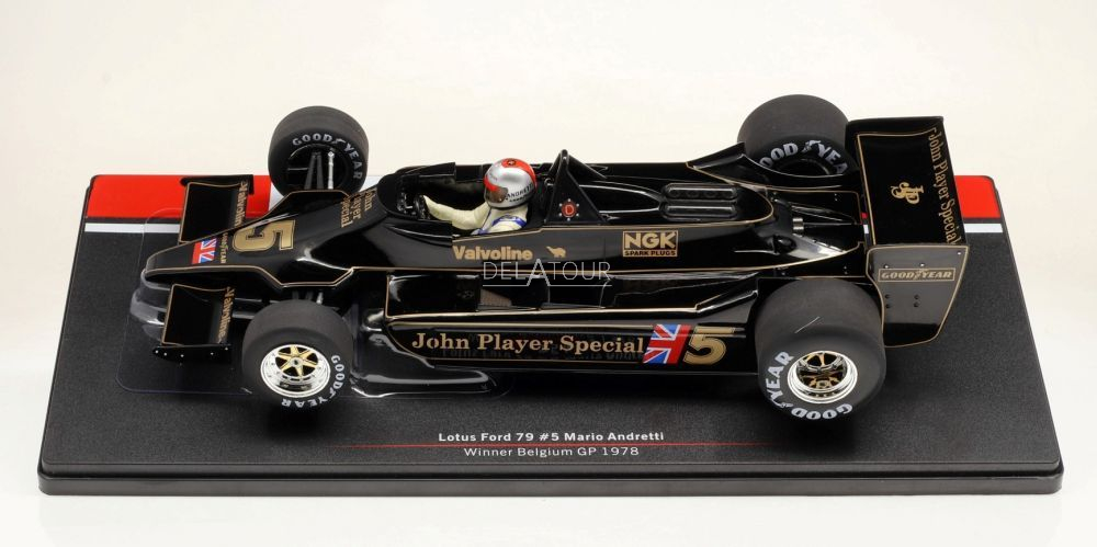 andretti 18604 microg 1:18 New Lotus Ford 79 #5 John Player Special f1 gp Belgium m
