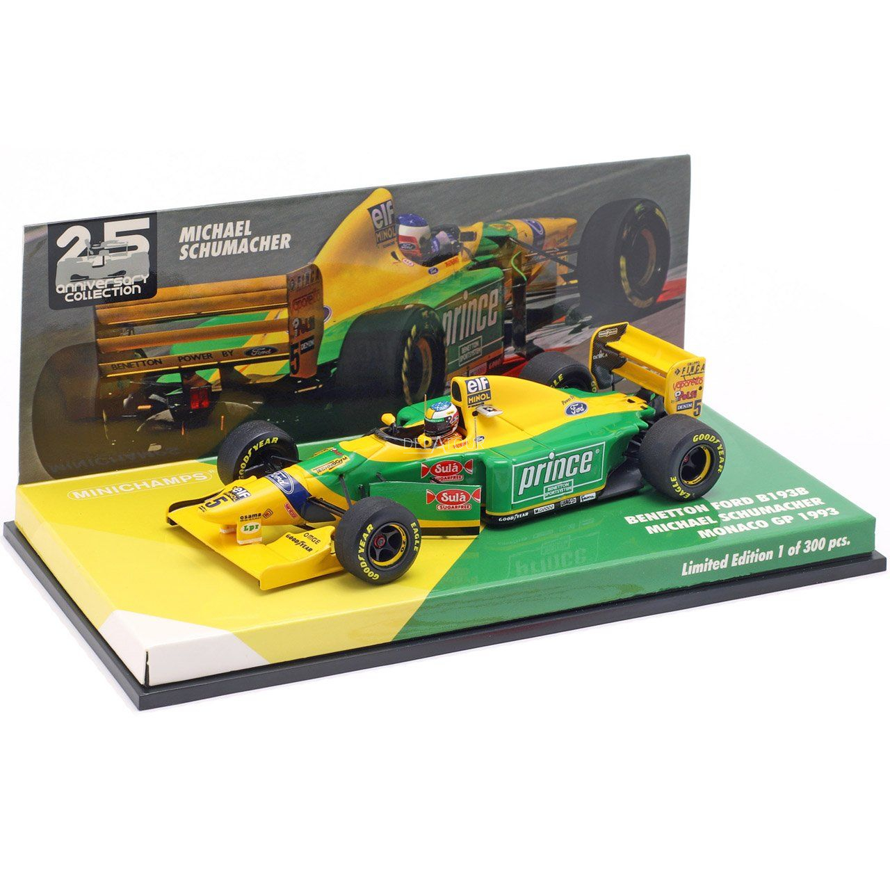 Benetton B193 #5 M. Schumacher Monaco GP 130688 Minichamps