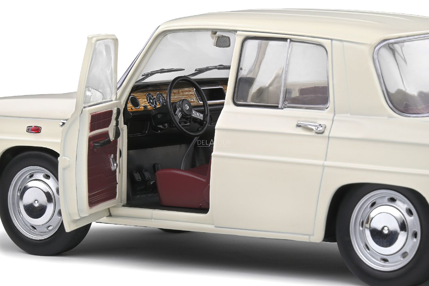 1:18 Solido Dacia 1100 1969 Base Renault R8 White 